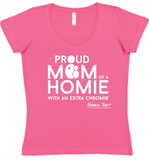 HWEC - Proud Mom of a Homie with an Extra Chromie&trade; - Ladies - Short Sleeve Tee