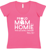 HWEC - Proud Mom of a Homie with an Extra Chromie™ - Ladies - Short Sleeve Tee