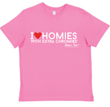I Love Homies with Extra Chromies® - Kids - Short Sleeve Tee