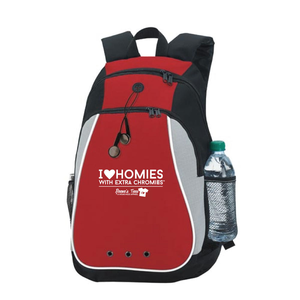 I Love Homies with Extra Chromies® - Red Backpack