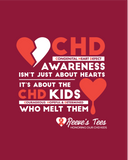CHD (Congenital Heart Defect) Awareness Tees - Toddler - Short Sleeve Tee