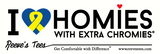 I Love Homies With Extra Chromies® Car Magnet