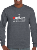 HWEC - I Love Homies with Extra Chromies® - Adult - Long Sleeve - Ultra Cotton Colored Tee