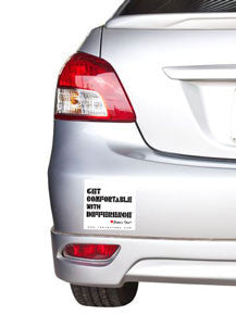 Get Comfortable With DifferenceTM Bumper Sticker