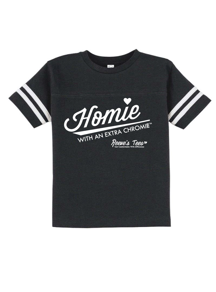 HWEC - Football Style - Homie with an Extra Chromie™ - FOR THE HOMIE - Toddler - Short Sleeve Tee