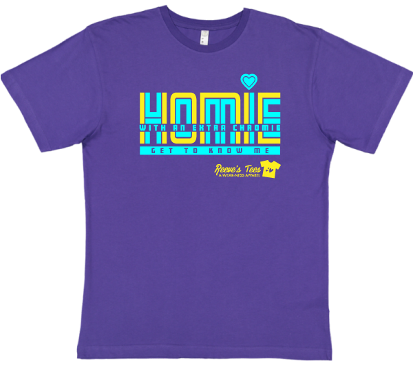 Homie with an Extra Chromie - FOR THE HOMIE - Kids - Short Sleeve Retro Tee