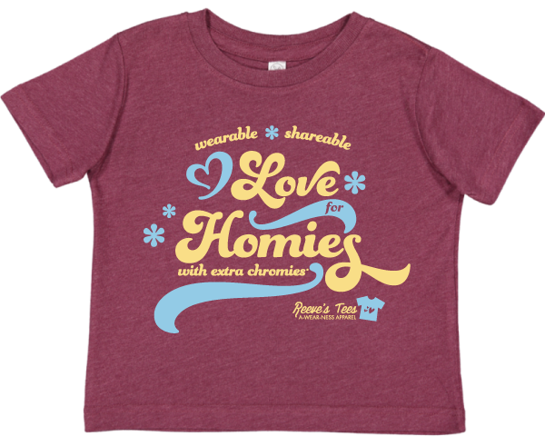 HWEC - Groovy - Wearable, Sharable Love for Homies with Extra Chromies® - Kids - Short Sleeve Tee