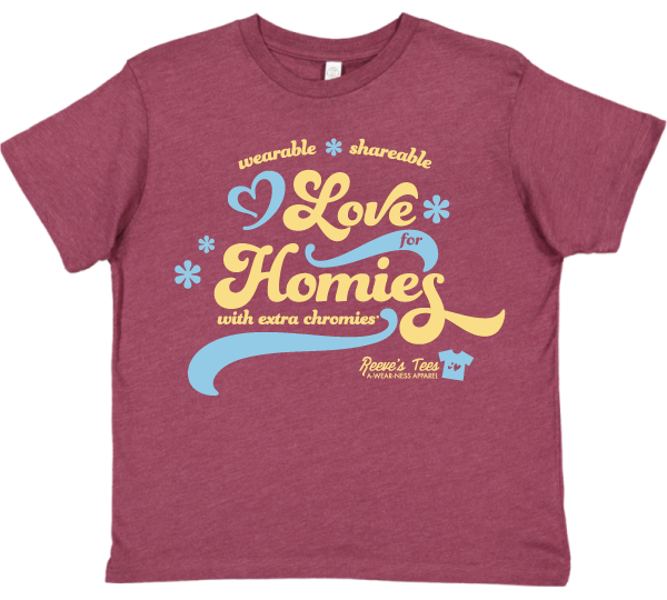 HWEC - Groovy - Wearable Sharable Love for Homies with Extra Chromies® - Toddler - Short Sleeve Tee