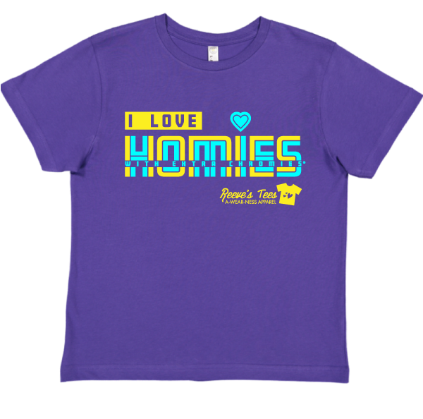 HWEC - I Love Homies with Extra Chromies® (SUPPORTERS) - Adult - Short Sleeve Tee - Retro Style