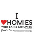 HWEC - I Love Homies with Extra Chromies&reg; - Adult - White Tee