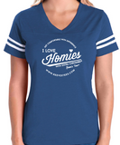 HWEC - Football Style - I Love Homies with Extra Chromies® - Adult - Short Sleeve Tee