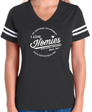 HWEC - Football Style - I Love Homies with Extra Chromies® - Adult - Short Sleeve Tee
