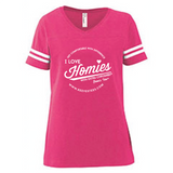HWEC - Football Style - I Love Homies with Extra Chromies® - Adult - Short Sleeve Tee