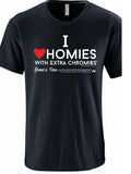 HWEC - I Love Homies with Extra Chromies® - Kids - Short Sleeve Tee - Multiple Colors