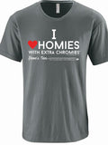 HWEC - I Love Homies with Extra Chromies® - Kids - Short Sleeve Tee - Multiple Colors
