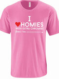 HWEC - I Love Homies with Extra Chromies® - Kids - Short Sleeve Tee - Multiple Colors