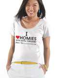 HWEC - I Love Homies with Extra Chromies&reg; - Adult - White Tee