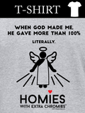 HWEC - God Gave More than 100 Percent - Infant, Toddler, Youth, & Adult - Short Sleeve Tee