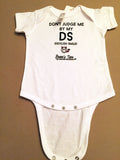 HWEC - Don't Judge Me By My DS (Devilish Smile) - Infant -  Bodysuits