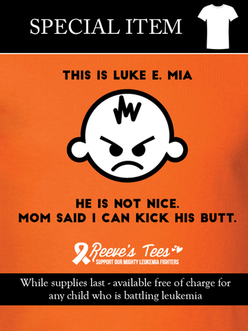 Special Edition - Childhood Leukemia Awareness - Toddler and Kids Sizes  - Short Sleeve Tee