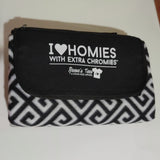 I Love Homies with Extra Chromies - Folding Pinic Blanket