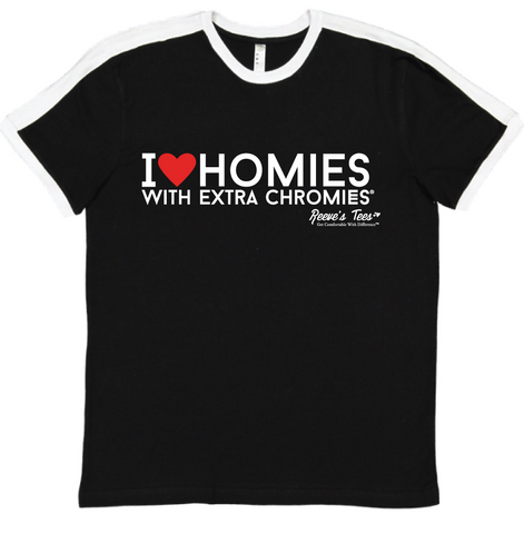 I Love Homies with Extra Chromies&reg - Adult - Short Sleeve Soccer Style