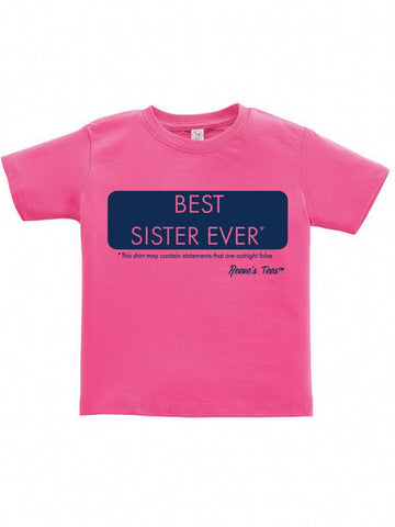 SIBS - Best Sister Ever* - Kids - Short Sleeve Tee