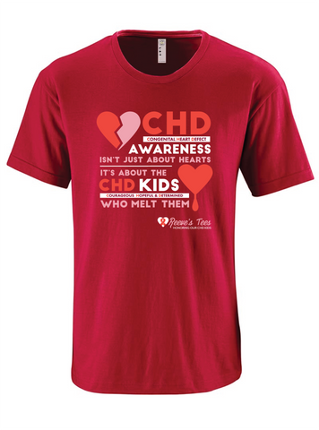 CHD (Congenital Heart Defect) Awareness Tees - Toddler - Short Sleeve Tee