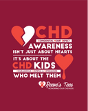 CHD (Congenital Heart Defect) Awareness Tees - Kids - Short Sleeve Tee