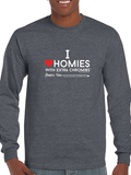 HWEC - I Love Homies with Extra Chromies&reg; - Adult - Long Sleeve - Ultra Cotton Colored Tee