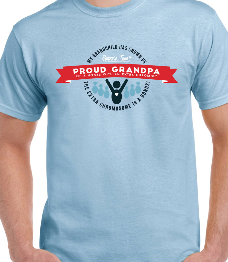 HWEC - Proud Grandpa of a Homie with an Extra Chromie&trade; - Adult - Short Sleeve Ultra Cotton Tee