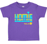 Homie with an Extra Chromie - FOR THE HOMIE - Kids - Short Sleeve Retro Tee