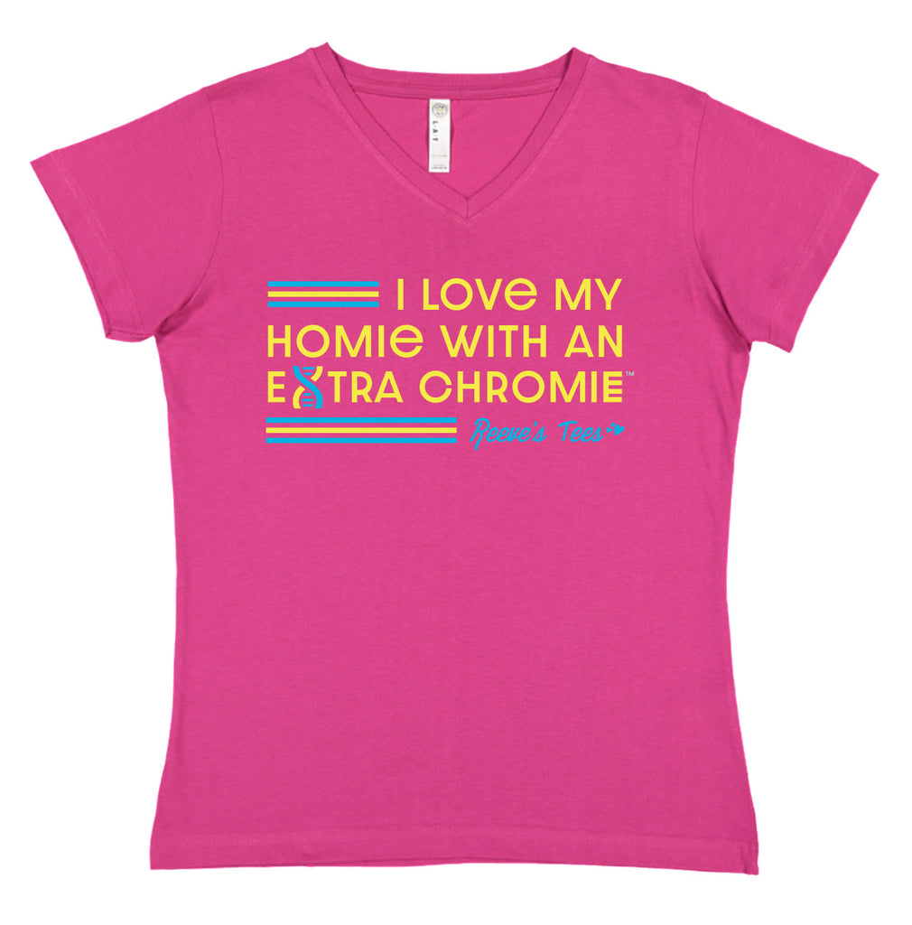 HWEC - I Love My Homie with an Extra Chromie - FOR SUPPORTERS - Ladies - Short Sleeve Tee