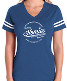 HWEC - Football Style - I Love Homies with Extra Chromies&reg; - Adult - Short Sleeve Tee