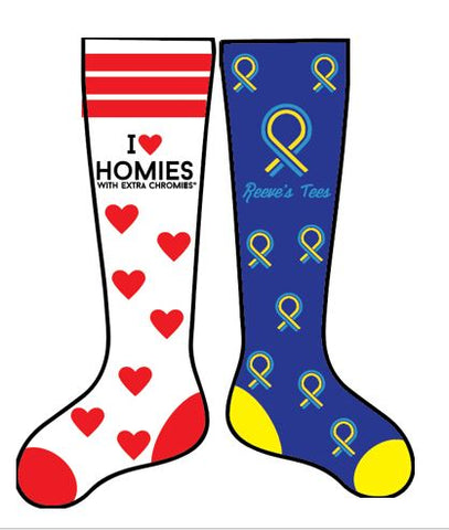 PREORDER - WDSD - I love homies with extra chromies&reg; Mis-Matched Socks