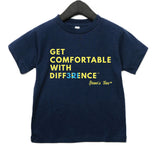 "Get Comfortable with Difference" (hidden numbers) - Kids - Short Sleeve Tees