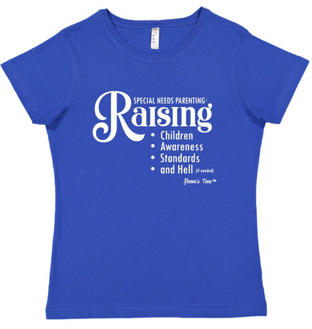 Special Needs Parenting (funny) - Ladies - Short Sleeve Tee