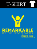 "REMARKABLE: It's the New R-Word" - Kids - Short Sleeve Tee